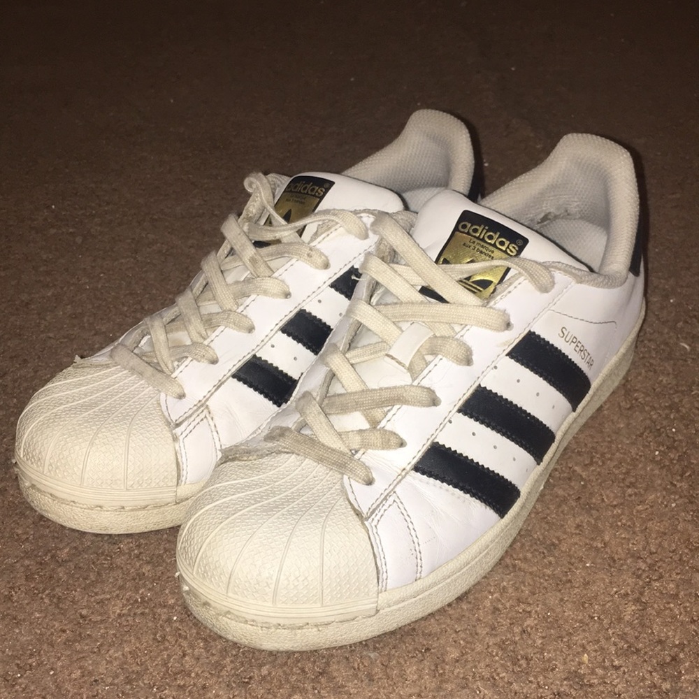 White Adidas Superstars!!!!!!!